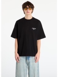 t-shirt carhartt wip s/s signature script t-shirt black/ white xl