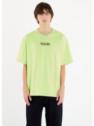 t-shirt pleasures cut here heavyweight shirt lime xxl