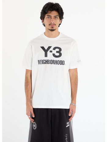 t-shirt y-3 x neighborhood logo tee unisex core white l σε προσφορά