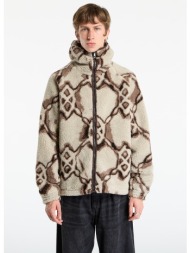 φούτερ daily paper burned shield sherpa hoodie off white m