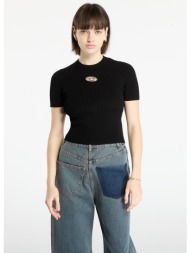 t-shirt diesel m-valari-ss knitwear black l