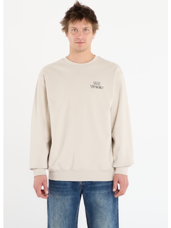 φούτερ vans stomper loose fit crew taupe mist xl σε προσφορά