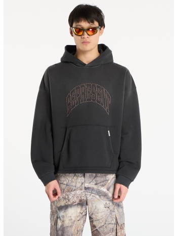 φούτερ represent embellished hoodie unisex stained black m σε προσφορά
