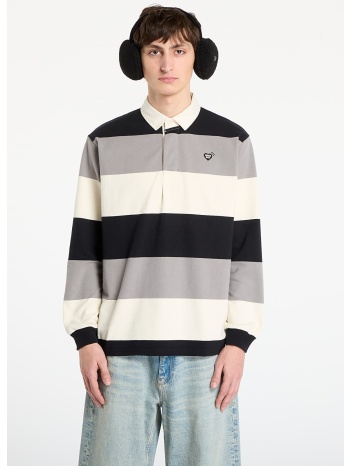 t-shirt human made rugby shirt unisex black m σε προσφορά