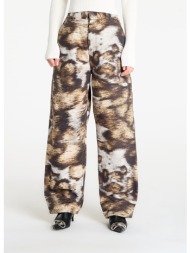 παντελόνια carhartt wip w` brandon single knee pant wild dog print stone washed m