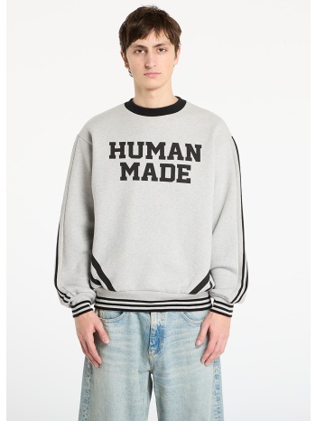φούτερ human made elbow patch sweatshirt unisex gray l σε προσφορά