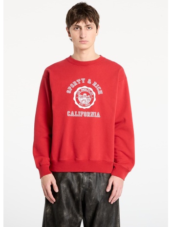 φούτερ sporty & rich california emblem crewneck unisex ruby σε προσφορά