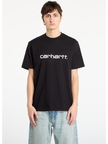 t-shirt carhartt wip s/s script t-shirt black/ white l