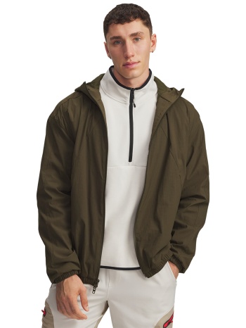 φούτερ under armour unstoppable txt woven jacket green xxl σε προσφορά