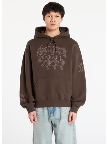 φούτερ carhartt wip hooded hackwork sweat vitola/ glassy