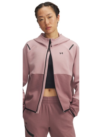 φούτερ under armour unstoppable fleece fz pink m σε προσφορά
