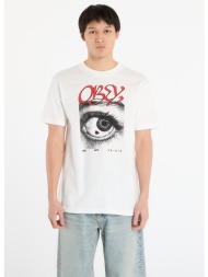 t-shirt obey midnite crisis t-shirt pigment vintage white l