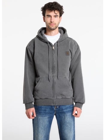 φούτερ carhartt wip hooded vista jacket black garment dyed m