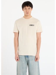 t-shirt obey doberman classic t-shirt cream s