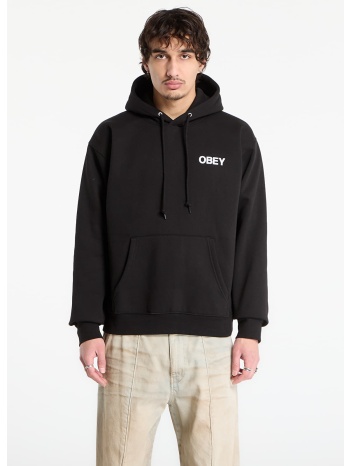 φούτερ obey doberman pullover hood black m σε προσφορά