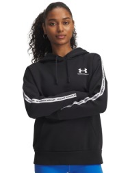 φούτερ under armour icon fleece taped hoodiey black xs