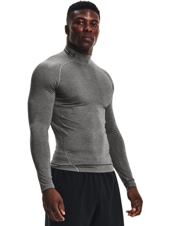 t-shirt under armour hg armour comp mock ls carbon heather/ σε προσφορά