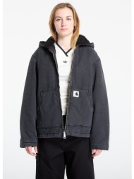 μπουφάν carhartt wip w` hooded mitch jacket black xs