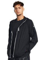 μπουφάν under armour launch lightweight jacket black l