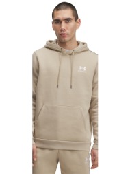 φούτερ under armour icon fleece hoodie taping brown xl