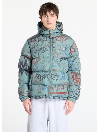 μπουφάν ripndip marker puffer jacket black/ charcoal m σε προσφορά