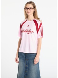 t-shirt adidas w her tee clear pink/ actmar xl