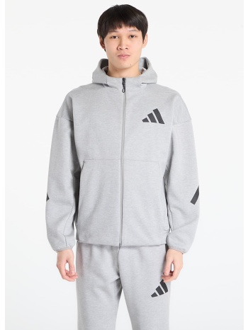 φούτερ adidas m z.n.e. fz medium grey heather l σε προσφορά