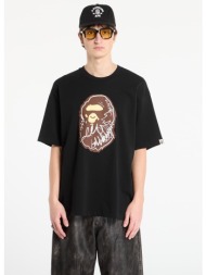 t-shirt bape® x footshop - scribble ape tee black xxl