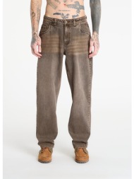 παντελόνια dime relaxed denim pants sandblasted brown 32