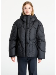 μπουφάν adidas by stella mccartney mid length padded winter jacket black xs
