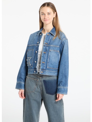 μπουφάν calvin klein jeans workwear jacket blue l σε προσφορά