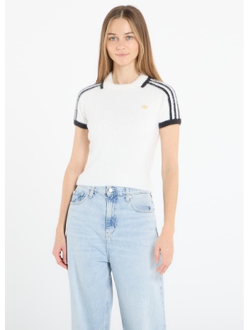 t-shirt adidas knit cali t off white xs σε προσφορά