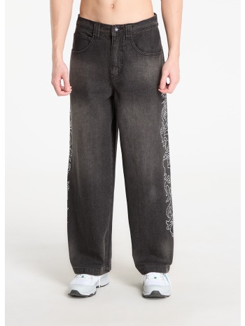 παντελόνια ripndip pretty flacko extra wide leg pants black σε προσφορά