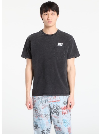 t-shirt ripndip lord nermal pocket tee black vintage wash m σε προσφορά