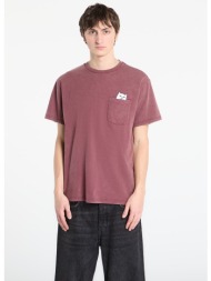 t-shirt ripndip lord nermal pocket tee burgundy vintage wash m