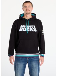 φούτερ mitchell & ness nhl playmaker fleece hoodie vintage logo ducks black l