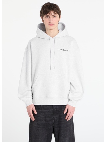 φούτερ carhartt wip hooded caps sweat unisex ash heather xl