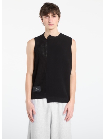 γιλέκο y-3 gfx knitted vest black s σε προσφορά