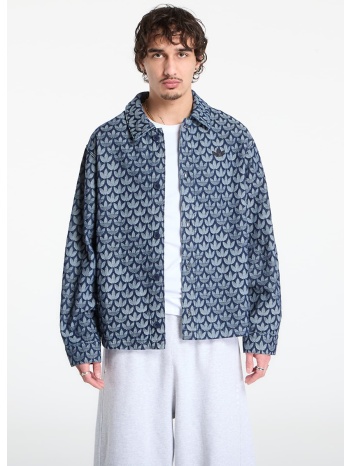 πουκάμισο adidas monogram shirt indigo denim l