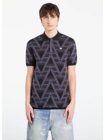 t-shirt adidas aop polo black m σε προσφορά