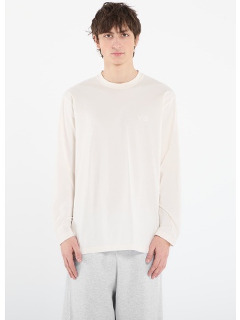 t-shirt y-3 logo long sleeve long-sleeve top chalk white s σε προσφορά