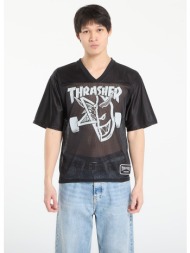 τζέρσεϊ thrasher x spitfire thrash & burn football jersey black m