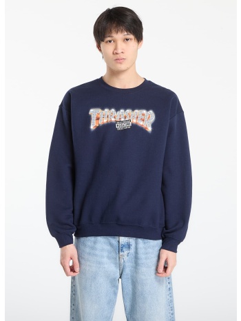 φούτερ thrasher explicit crewneck navy l σε προσφορά