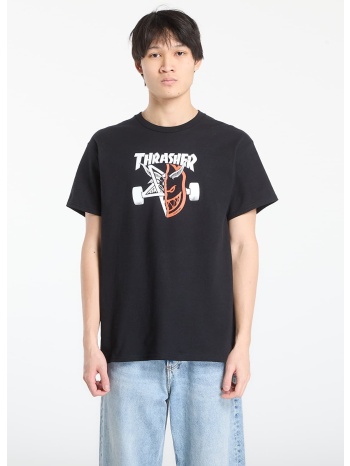 t-shirt thrasher x spitfire thrash & burn t-shirt black xl σε προσφορά