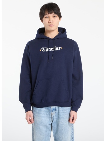 φούτερ thrasher x spitfire the end oath hoodie navy l σε προσφορά
