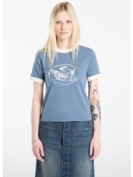 t-shirt carhartt wip w` s/s reminiscing ringer t-shirt velvet blue s