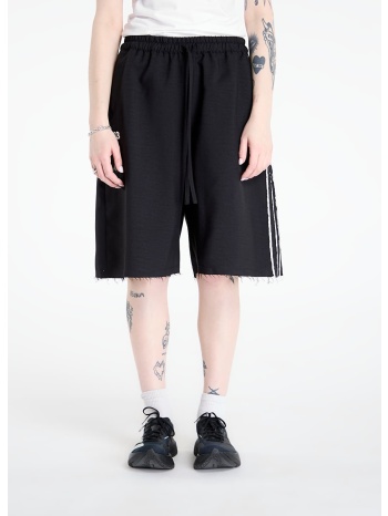 σορτς y-3 sport uniform raw cut 3 stripes shorts black m σε προσφορά