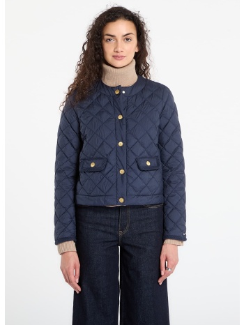 μπουφάν tommy hilfiger g/button quilted reg lady jacket