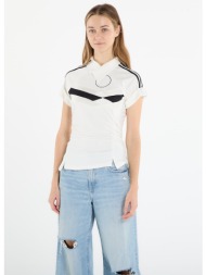 t-shirt adidas re-con top off white/ black l