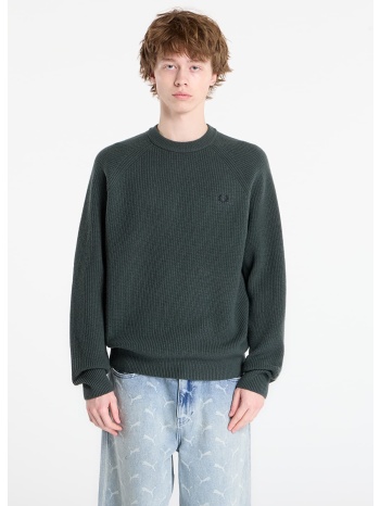 πουλόβερ fred perry lambswool raglan jumper court green xl σε προσφορά